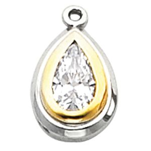 Two Tone Dangle Mounting for Pear Center