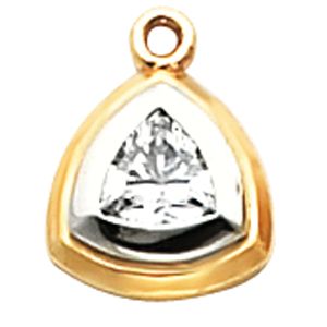Two Tone Dangle Mounting for Trillion Center
