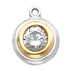 Two Tone Dangle Mounting for Round Center