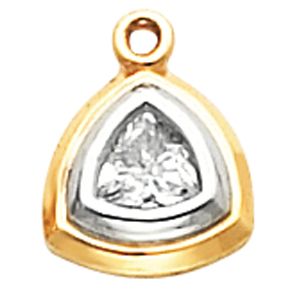 Two Tone Dangle Mounting for Trillion Center