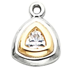Two Tone Dangle Mounting for Trillion Center
