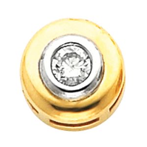  Bezel-Set Solitaire Earring Mounting