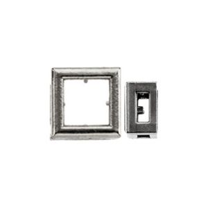Princess/Square Back-Set Solitaire Pendant Slide