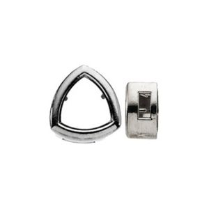 Trillion Back-Set Bezel Pendant Slide