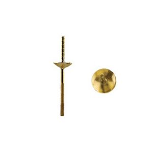 Pearl Cup Earring with Threaded Post and Peg