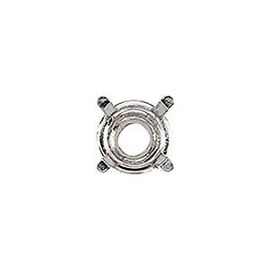 18K or Platinum Round 4-Prong Wire Basket Setting