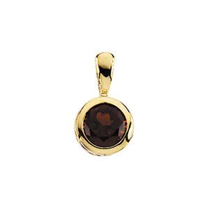  Filigree Back-Set Bezel Pendant Mounting for Round Center