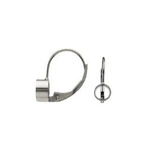 Bezel Lever Back Earring Mounting