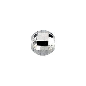 Diamond-Cut Mirror Bead