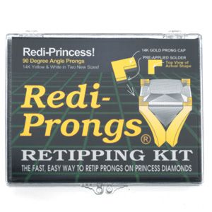 Redi-Prongs® 14K Princess Retipping Kit