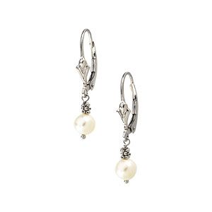 Freshwater Cultured Pearl Lever Back Earrings