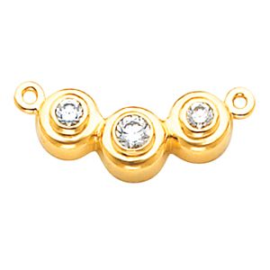 3 Stone Necklace Center Mounting