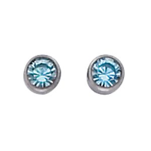 Bezel Piercing Earrings