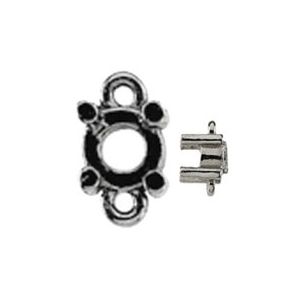 Round Earring Link with Rings