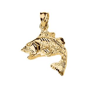 Bass Fish Pendant