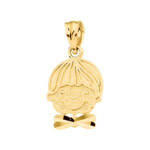 Boy's Head Pendant