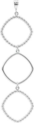Triple Square Shaped Dangle Pendant