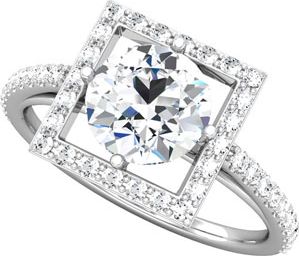 Semi-Mount Engagement Ring 