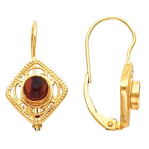 Earring Mounting for  Round Center