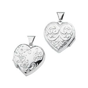 Reversible Heart Locket with 