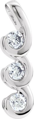 3-Stone Vertical Wave Pendant Mounting