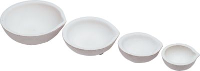 Crucible Melt Silica Dish with Lip