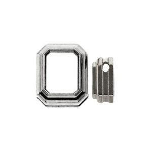  Bezel Pendant Slide Mounting for Emerald/Octagon Center
