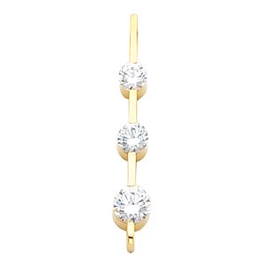 3 Stone Graduated Pendant Mountings