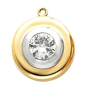 Two Tone Dangle Mounting for Round Center