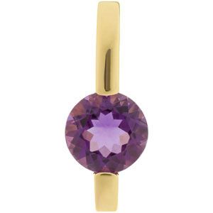 Vertical Bar Pendant for Round Center