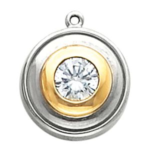 Two Tone Dangle Mounting for Round Center