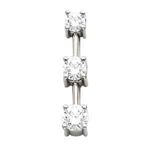 3 Stone Chain Slide Mounting