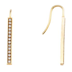 Linear Strip Earring Mounting 