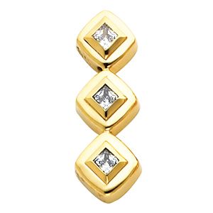 3 Stone Chain Slide Mounting