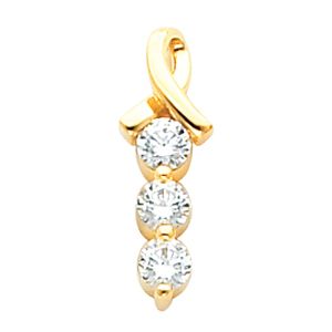 3 Stone Vertical Pendant Mounting