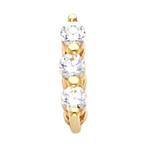 3 Stone Chain Slide Mounting
