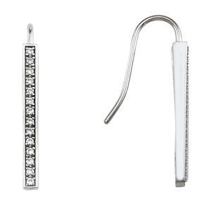 Linear Strip Earring Mounting 