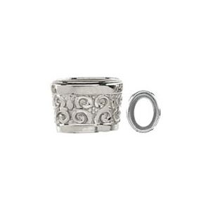 Oval Patterned Bezel Setting