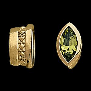 Marquise Decorative Tapered Bezel Setting