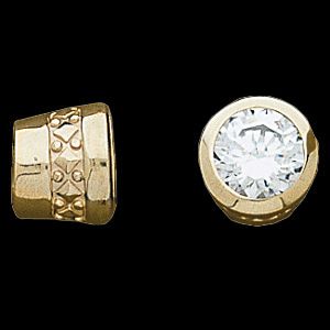 Round Decorative Tapered Bezel Setting