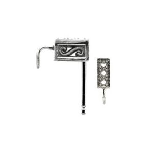 Articulated Scroll Setting&reg; Earring Top with Open Ring
