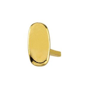 Oval Cuff Link Back Component
