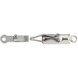 Half Round, Flat Back Clasp