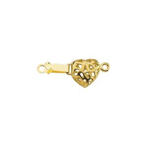 Hearth-shape Single-Strand Designer Clasp