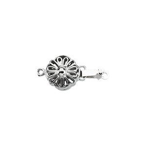 Round Filigree Pearl Clasp