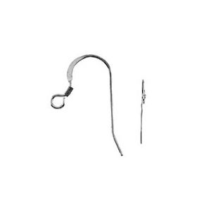 French Ear Wire with Coil and Ring