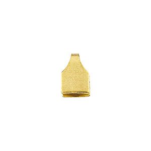 Concave End Tab with Solder