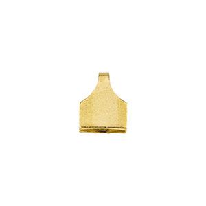 Concave End Tab with Solder