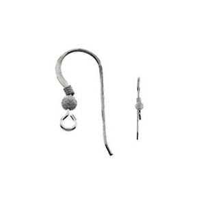 French Ear Wire with Bead and Ring