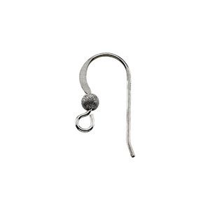 Sterling Silver French Ear Wire with Bead